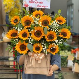 Giỏ hoa hướng dương - HG649
