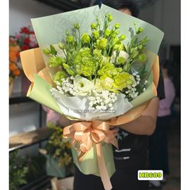 Bó hoa tone xanh lá - HB609