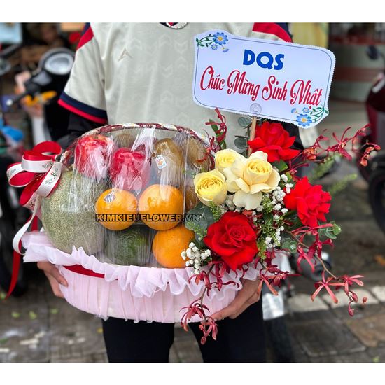 giỏ hoa trái cây - HTC01