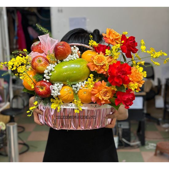 GIỎ HOA TRÁI CÂY - HTC02