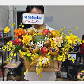 GIỎ HOA TRÁI CÂY - HTC06