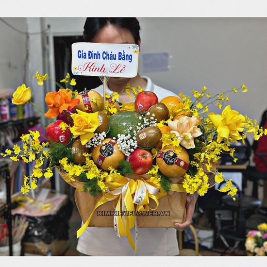 GIỎ HOA TRÁI CÂY - HTC06