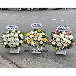 GIỎ HOA VIẾNG - GV16