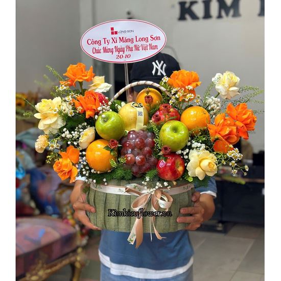 Giỏ hoa trái cây - HTC11