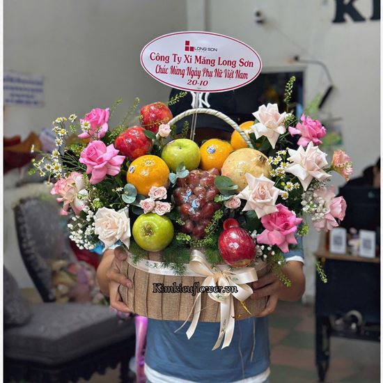 Giỏ hoa trái cây - HTC13