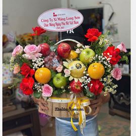 Giỏ hoa trái cây - HTC17
