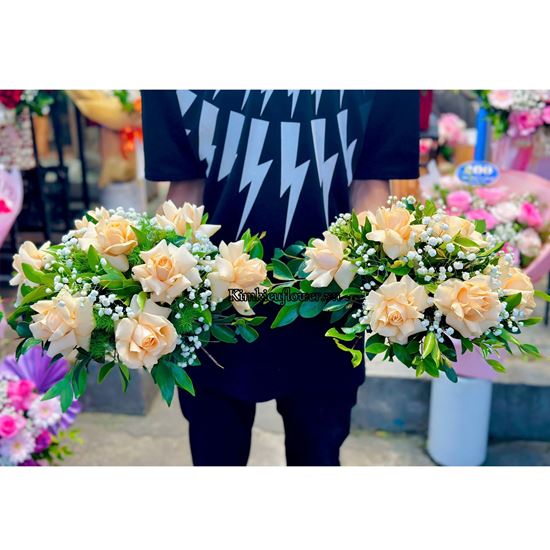 Đĩa hoa hồng mỡ gà - ĐH31