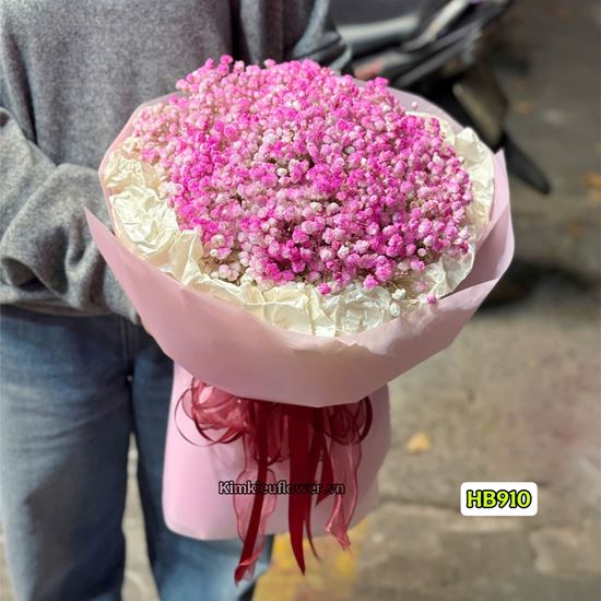 Bó hoa baby hồng - HB910