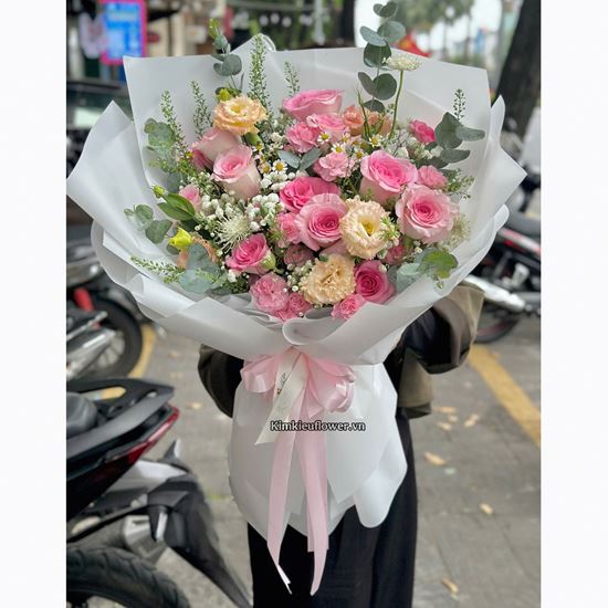 Bó hoa tone hồng - HB926