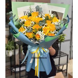 Bó hoa hồng vàng - HB930