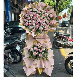 Kệ chúc mừng tone hồng - KH415